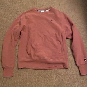 Vs pink oversized crewneck